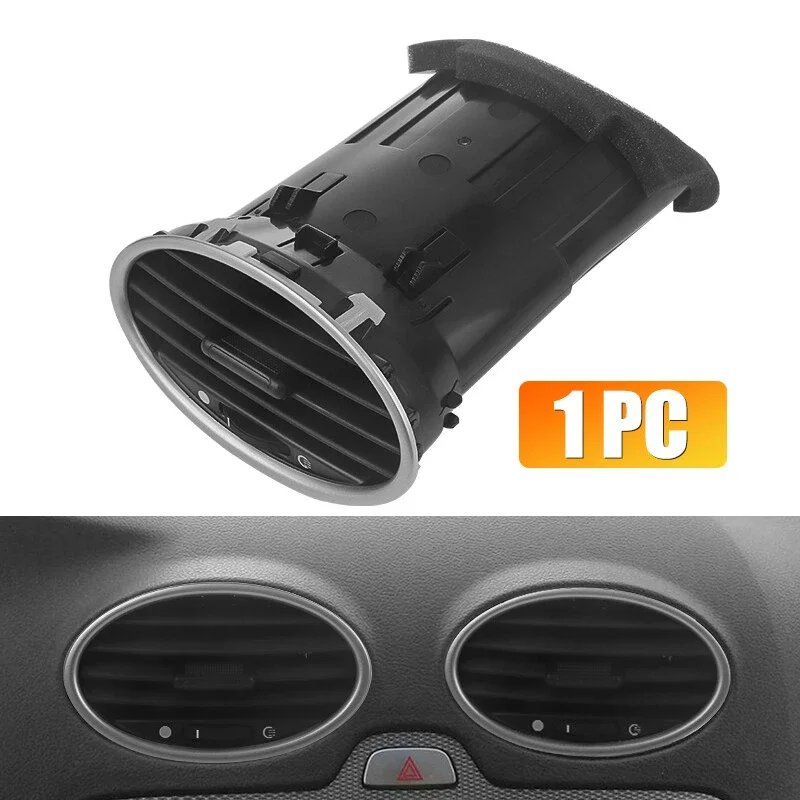 1 Stück Auto-Armaturenbrett-Lüftungsgitter, Klimaanlagen-Lüftungsgitter-Baugruppe für Ford Focus MK2 2005-2013, Autozubehör – Detail 1