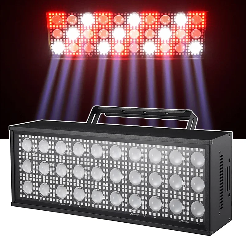 ZY 3x8 Or10 Pcs Main Lamps LED Matrix Strobe stage Lights for  DJ Disco Party Concert Horse Running  Effect Lights