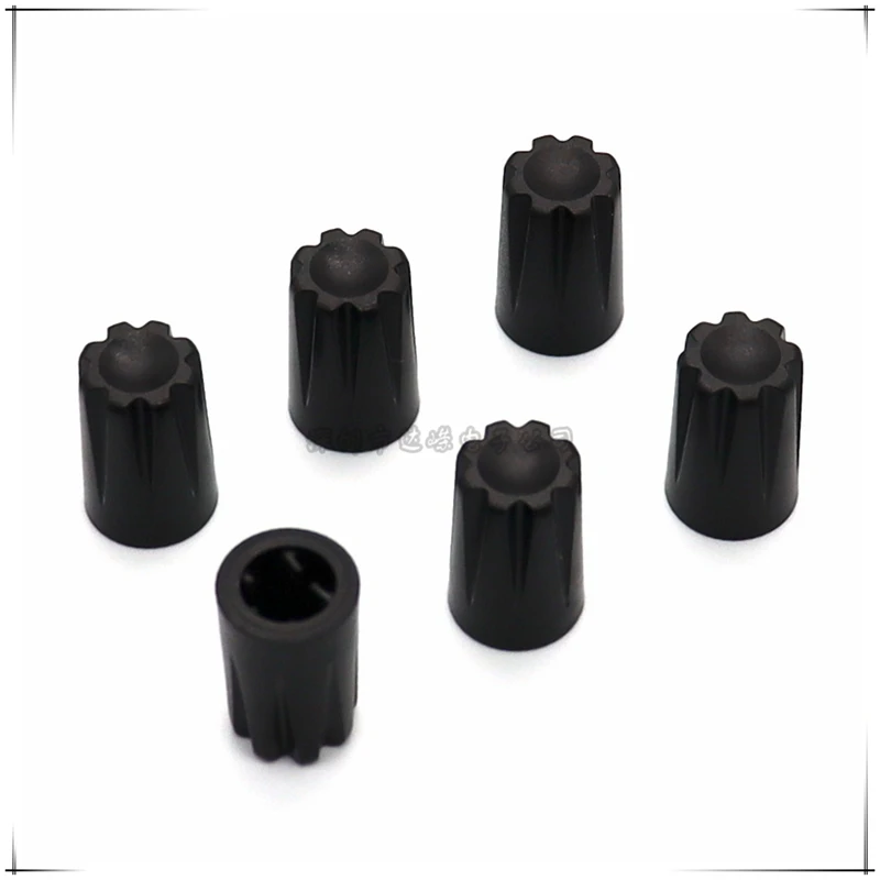 10PCS 12×18MM Plastic Knob Cap Potentiometer Encoder Knob cap Amplifier volume Knob cap D Shaped Inner Hole 6mm