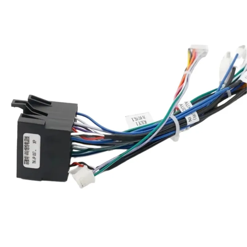 Car 16pin Wiring Harness Adapter Canbus Box Decoder Android Radio Power Cable For Fiat Bravo RP5-FT-002