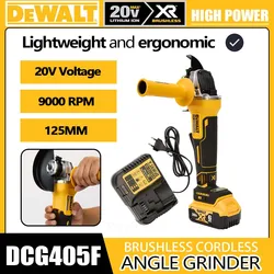 DeWalt-磁気浮動小数点式金属切断機,研削および充電角度グラインダー,dcg405