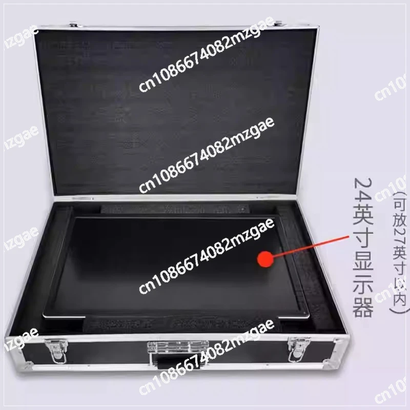 

Portable Hard Shell Monitor Storage Bag, Protective Carrying Case for Computer Screen Transportation and Display