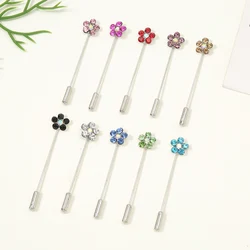Wholesale Hijab Scarf Pins 10pcs/Bag Brooch Pins For Women Muslim Mixed Colors Decorated Accessories Casual Safety Pins