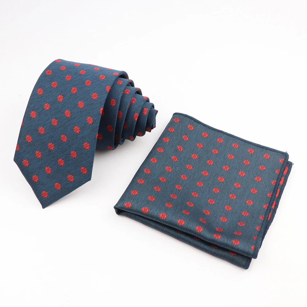 Classic Polyester Pocket Square Handkerchief Set, gravatas para homens, acessórios de camisa, presentes de casamento, venda quente