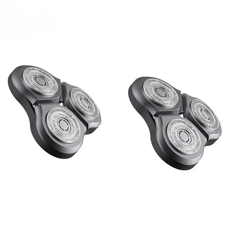 2Pcs Replacement Shaver Head for XIaomi Mijia S500 S500C S300 Electric Shaver Razor Blade Dry Wet Shaving Machine Blade