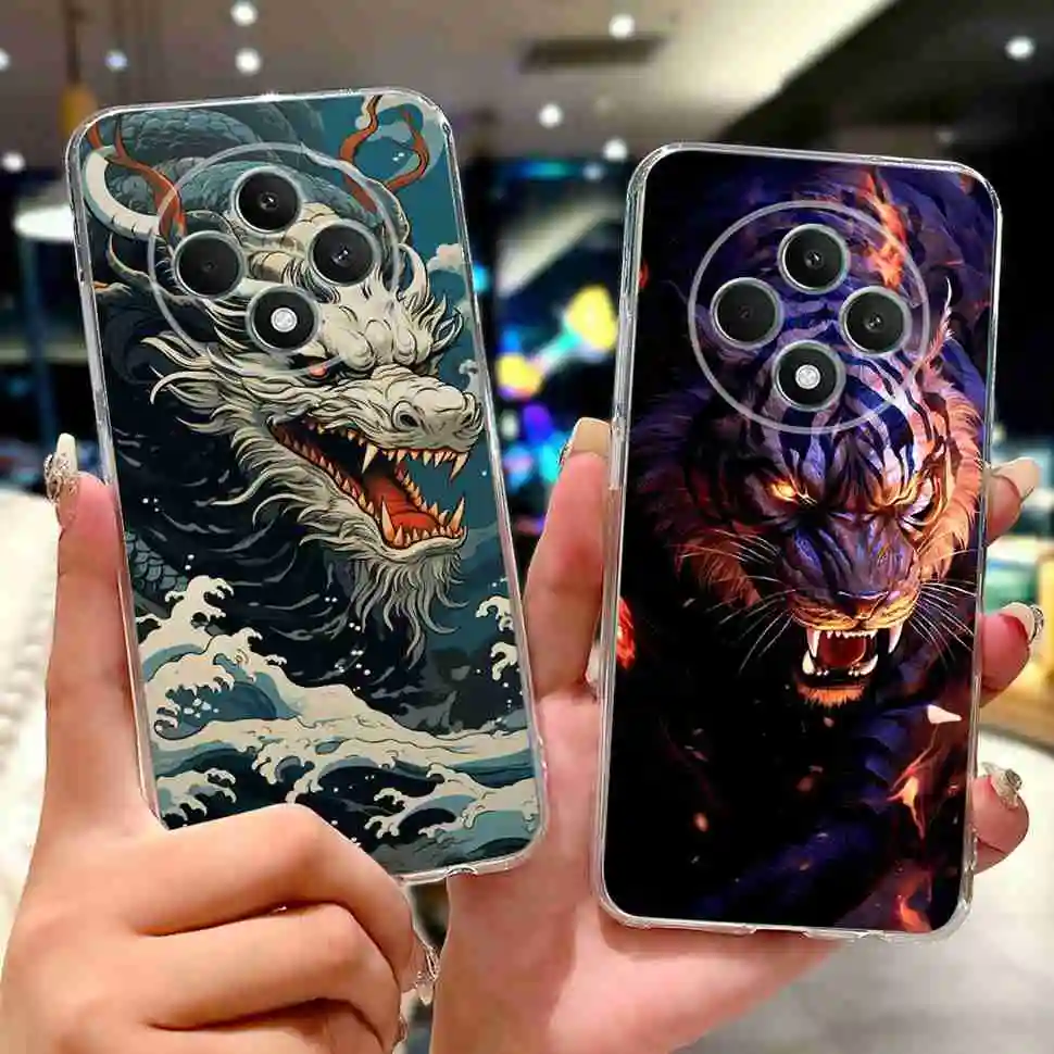 ShockProof Case For Oppo Reno12 F Colourful Pattern Cover CPH2637 Soft For Oppo Reno12F Reno 12F 12Fs 12 F FS F27 OPPOF27 Capa