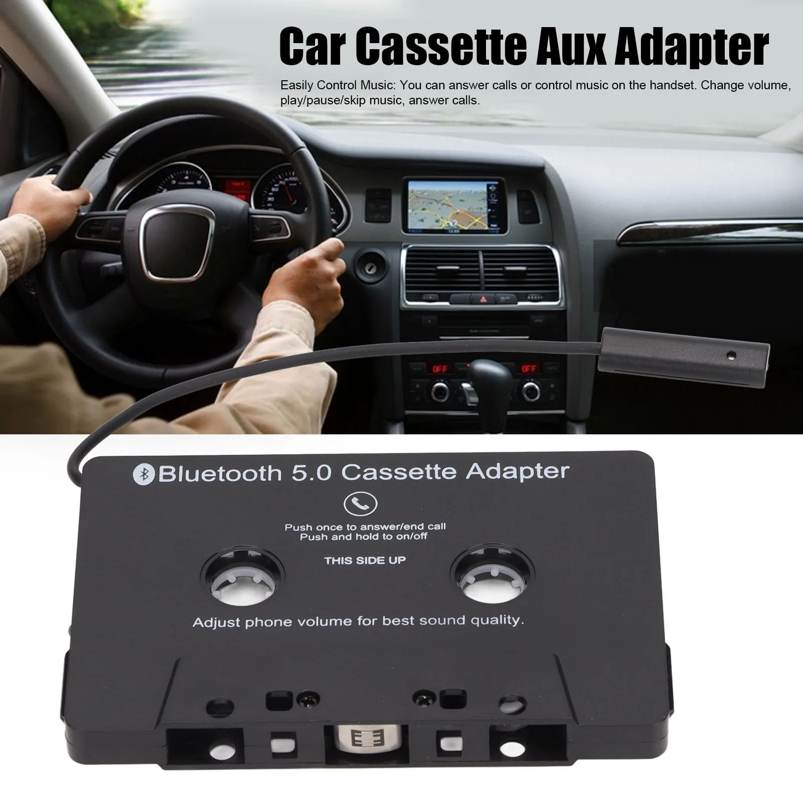 Auto Audio Bluetooth Band Empfänger Universal Kassette Adapter Player Bluetooth 5,0 Auto Audio Kassette Adapter Band