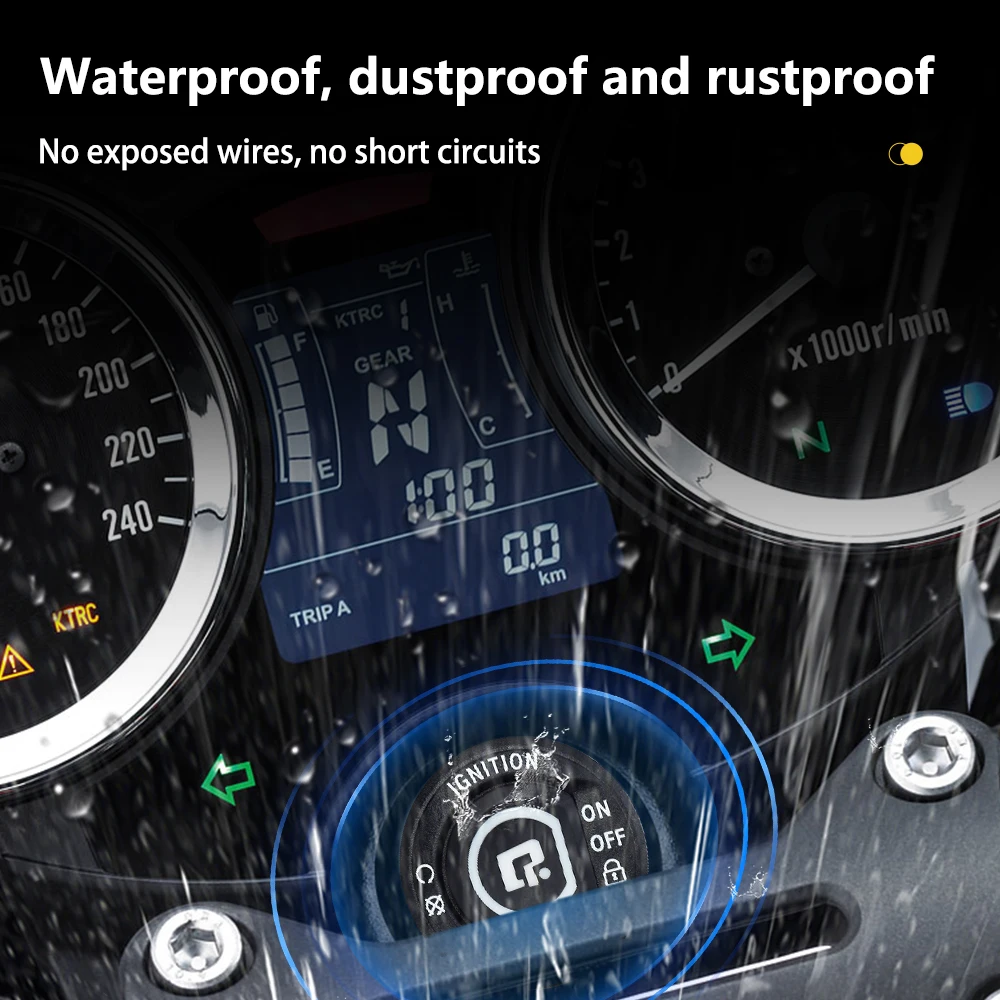 بدون مفتاح الوصول بدء نظام قفل دراجة نارية مفتاح التحكم بالإشعال عن بعد دون مفتاح ل CF Moto 800 MT CF Moto MT800 2021-2023