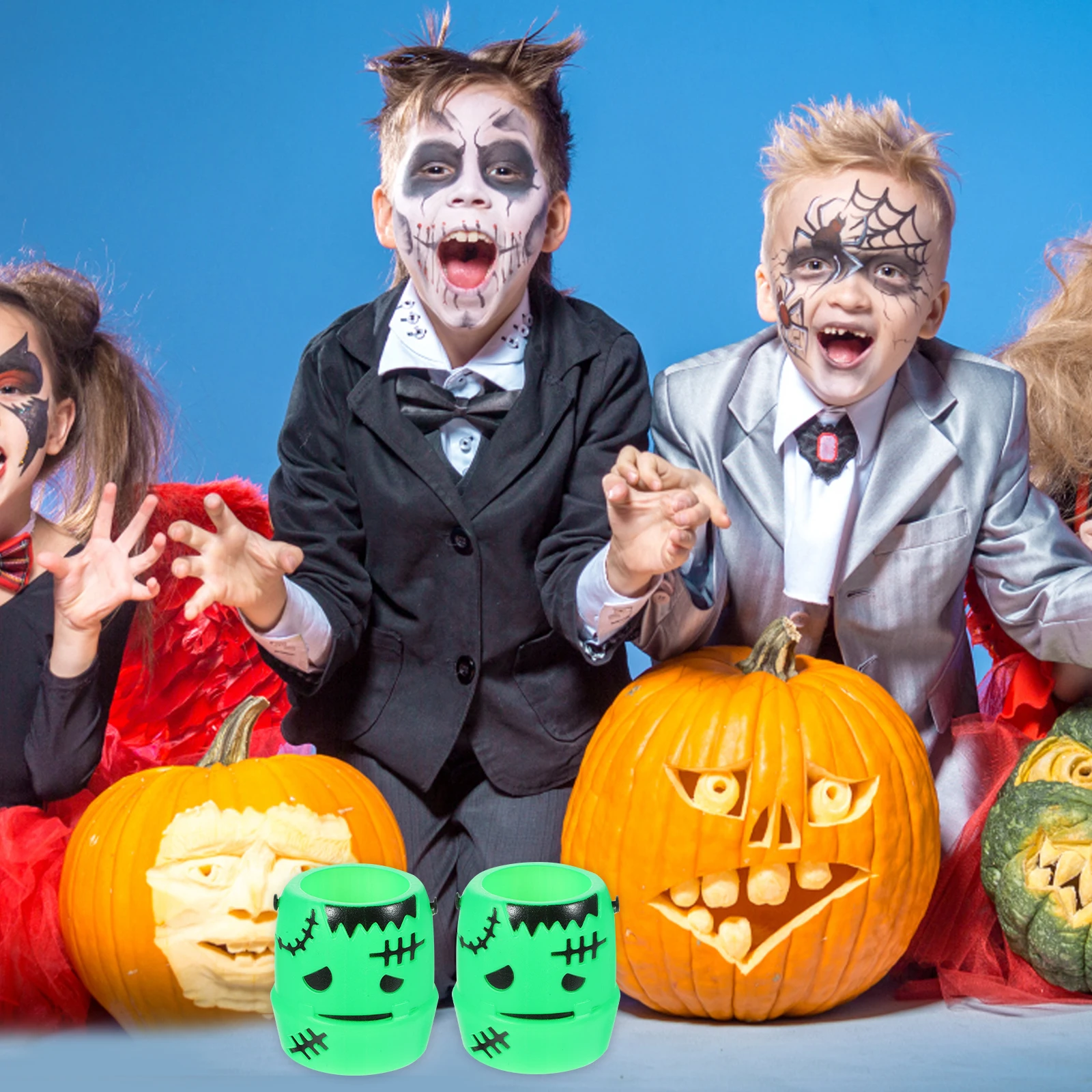 

3Pcs Pumpkin Buckets Halloween Candy Holders Favors Durable Design Halloween Bucket Pumpkin Bucket