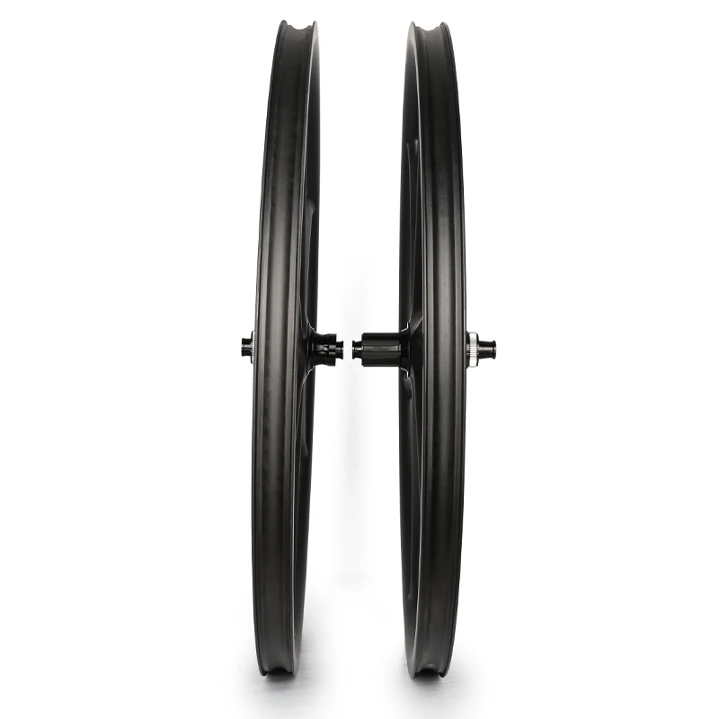 T700 T800 Carbon Bicycle Wheelset Tri-spoke Wheelset Tubeless 28.4mm Depth for Road Mtb Ebike