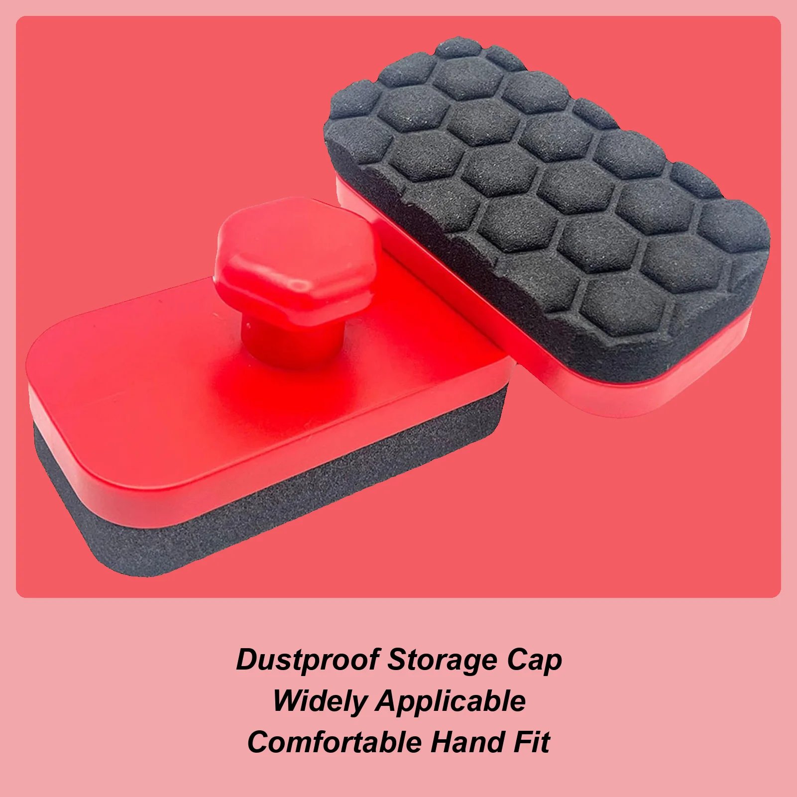 

Губка для блеска шин Губка для шин с крышкой Многоразовая щетка для мытья экстерьера Чистка Нанесение отделки колес Детализация салона Уход за автомобилем