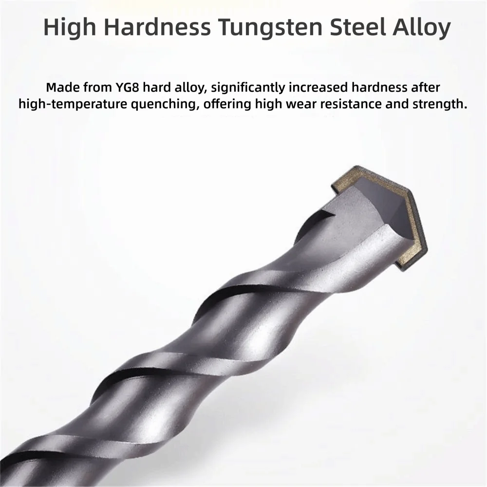 

1 шт. 6,5/8,5/10,5/12,5/16,5 мм электрические ударные сверла для SDS PLUS хвостовик 150 мм одно слово ударное сверло стальной сплав