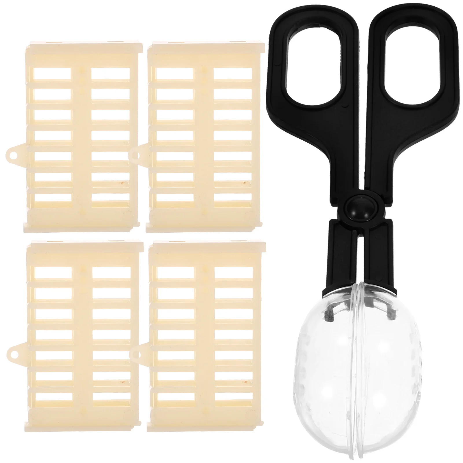 

1 set 1 Set Plastic Catcher Clip Kit, Queen Cage For Beekeeping Tools, Bee Breeding Set, Large Capacity Hive, Durable Beekeeper
