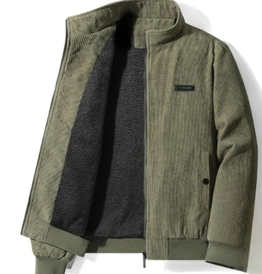 2026 New Men's Stand Up Collar Casual Jacket and Comfortable Jacket