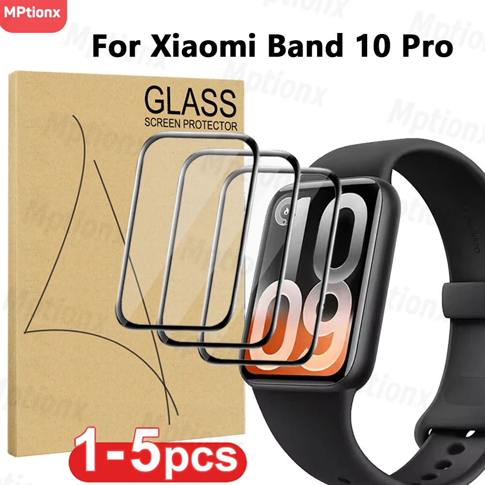 Screen Protector Film For Xiaomi Smart Band 10 Pro Curved Soft TPU HD Clear Anti-Scratch Film for Xiaomi Band 10 Pro Accessories