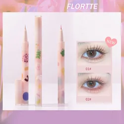 Flortte Lying Silkworm Ultra-fine Eyeliner Pen Waterproof Big Eyes Makeup Liquid Eye Shadow Pencil Smooth Quick-drying Cosmetics