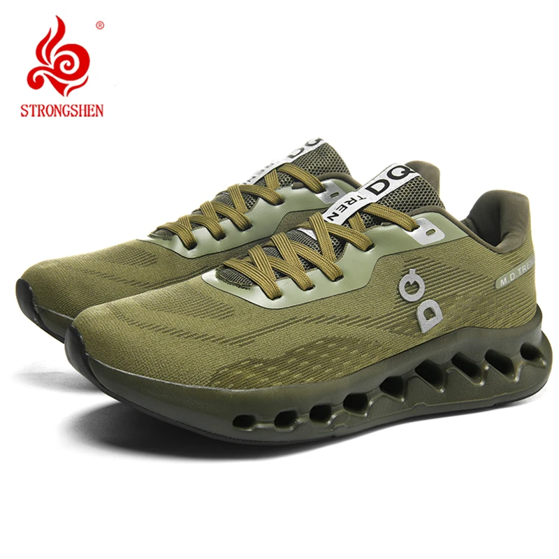 

STRONGSHEN Men Sneakers Fashion Breathable Casual Sport Shoes Men Outdoor Walking Skateboard Running jogging Shoes Footwear