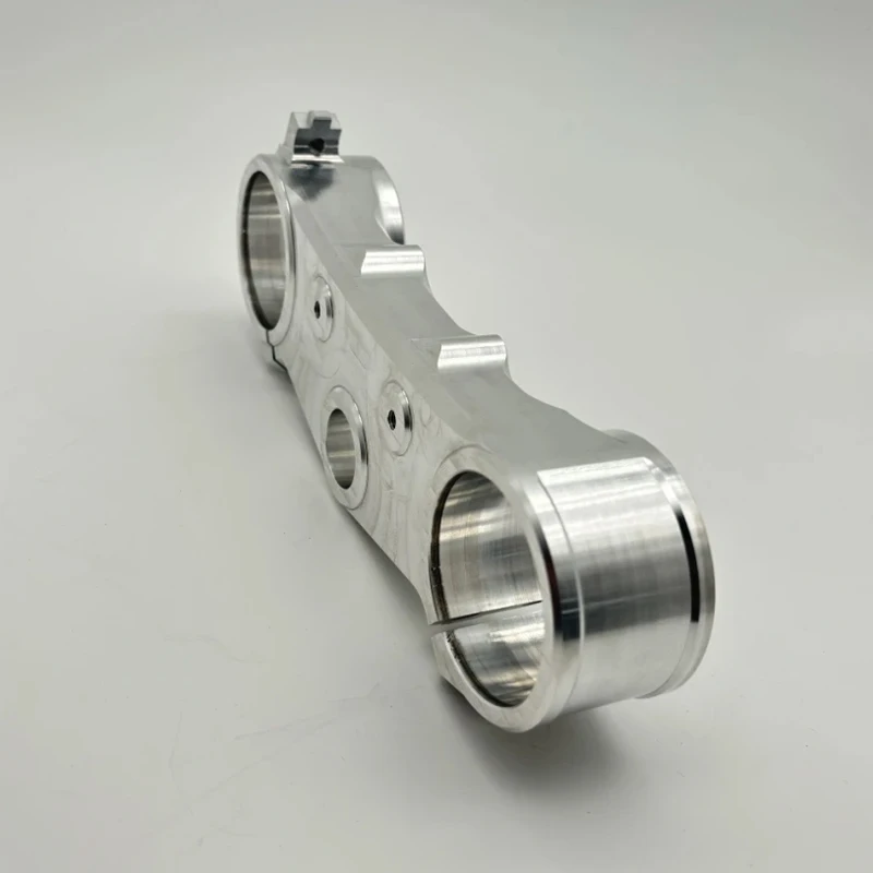 Custom CNC Machined Aluminum/Alloy Steel Motorcycle Triple Plate High Precision Motorcycle Spare Parts