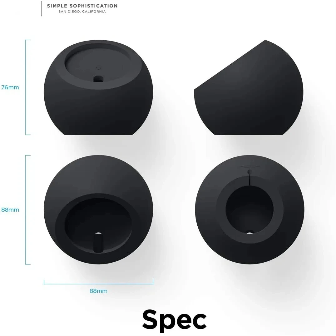 Kugelförmiger Handy-Ladeständer Magnetischer Silikon-Tischständer für iPhone 14/15/16/17 Pro Max Kabellose Ladegeräte Basis-Halterung – Detail 10