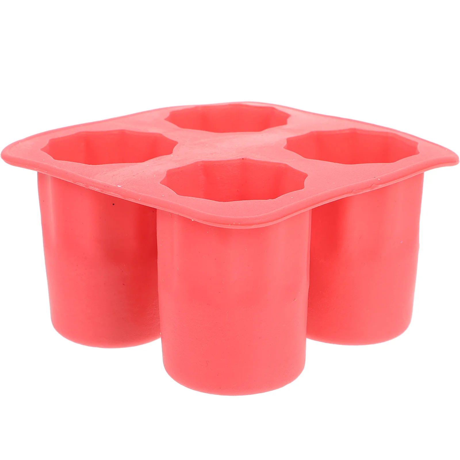 

4 Cup Shape Silicone Shooter Ice Cube Glass Mold Maker Summer Cool Ice Mould Ice Cube Tray ice cube trays