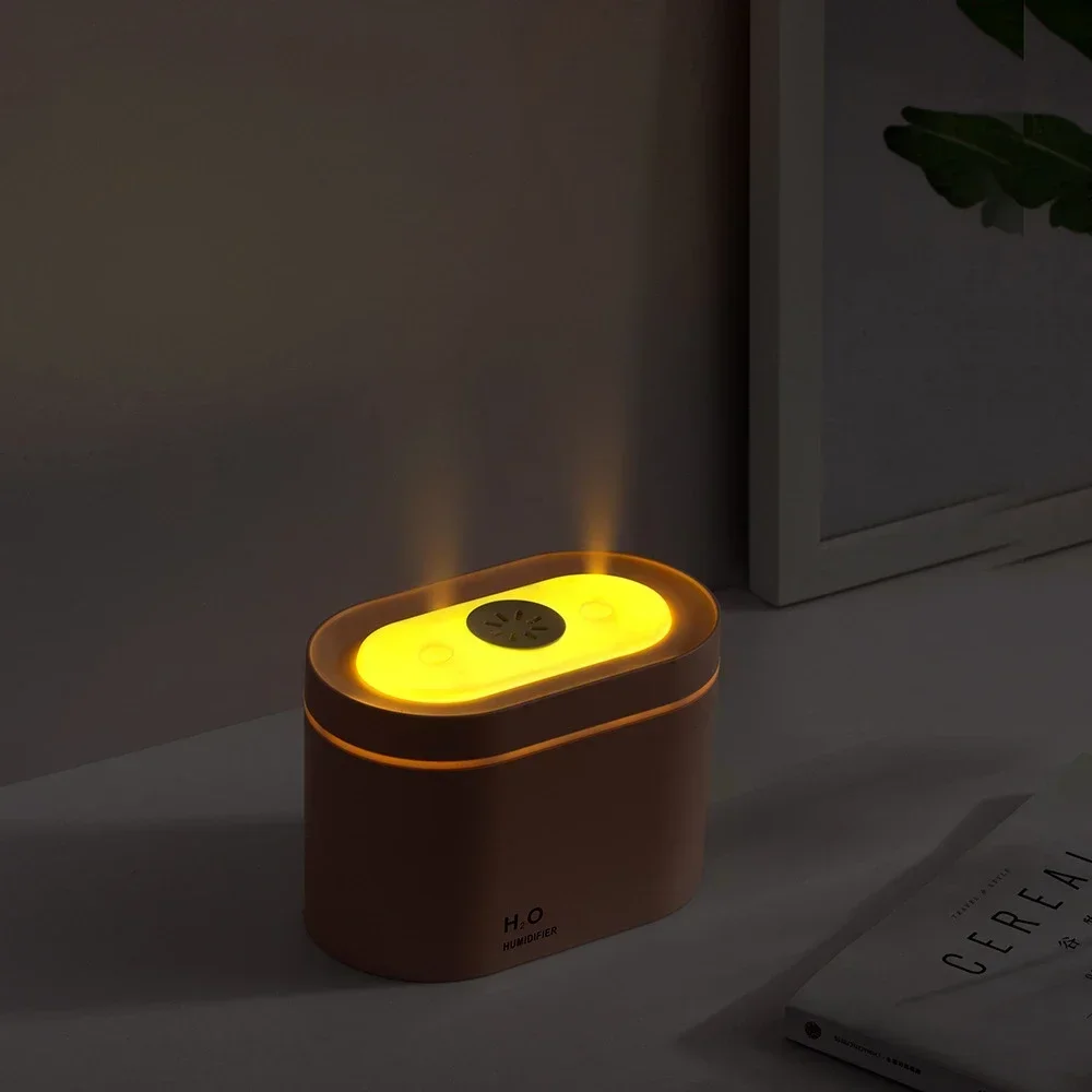 USB-генератор тумана, ночник для дома, большой емкости, для дома, спальни, офиса, 800 мл, увлажнитель воздуха с двойной насадкой