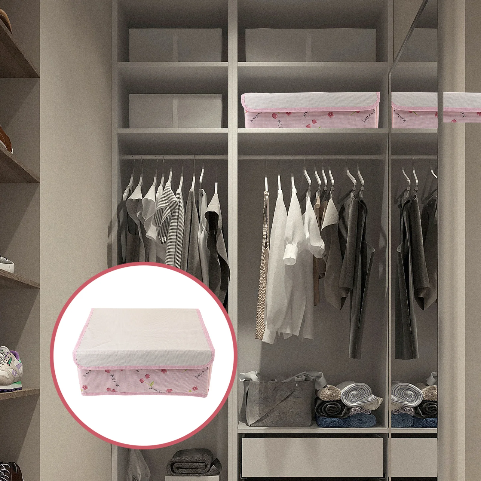 

Underwear Storage Box Bedroom Organizer Lingerie Socks Closet Bins for Clothes Underpants Organizers
