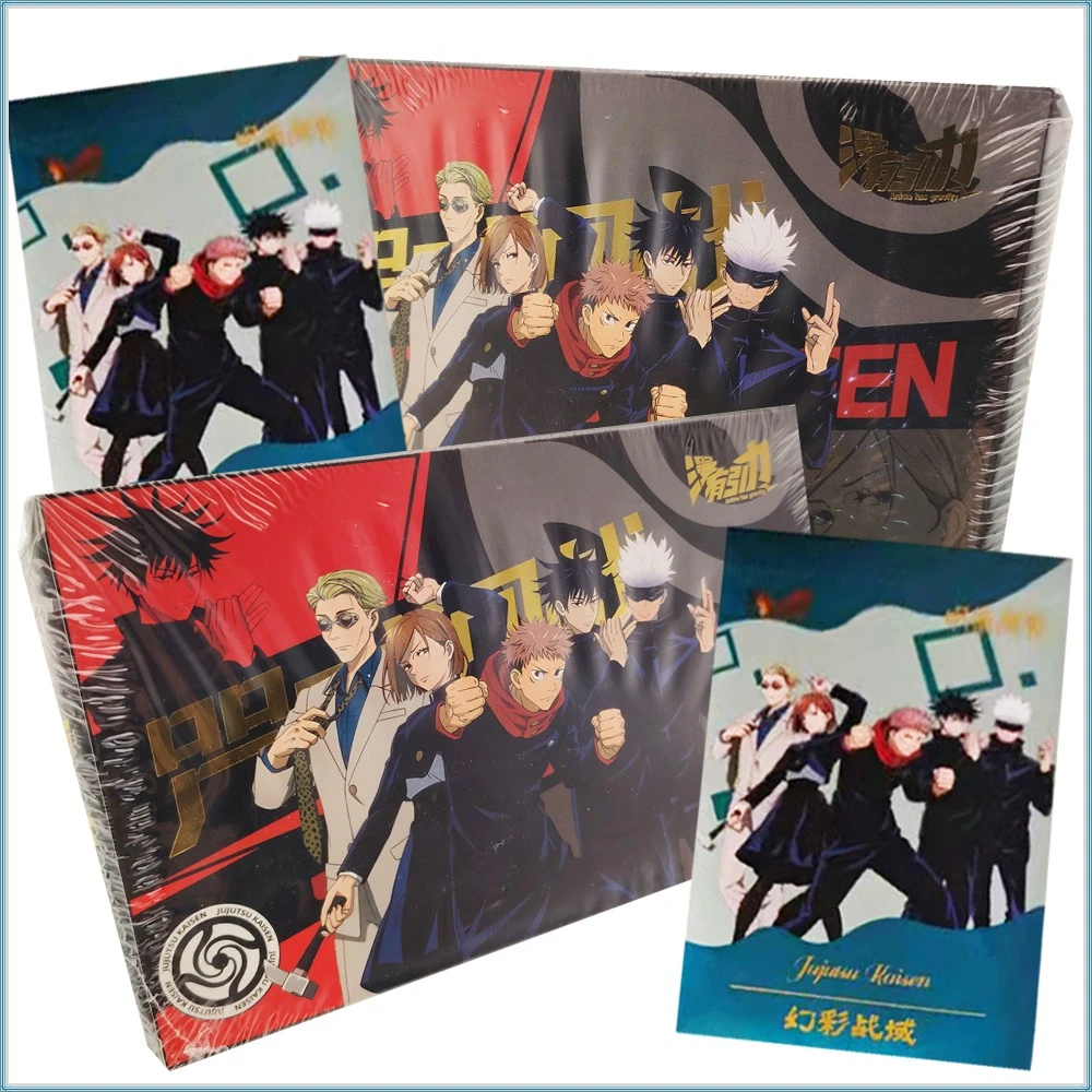 Jujutsu Kaisen‌ Anime Rare Collection Cards Fushiguro Megumi Trendy Creative Design Color Paper Cards Peripheral Adolescent Gift