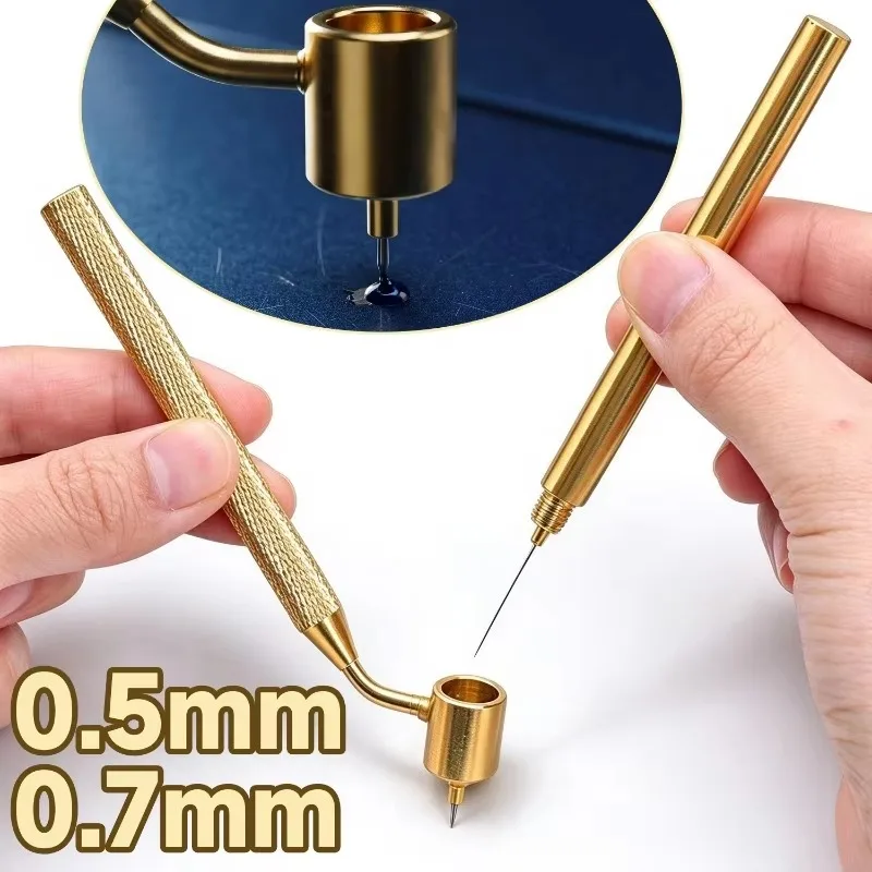 Fine Line Fluid Writer Paint Applicator Pen 0.5mm 0.7mm Tip Car Precision Touch Up Pen for Rock Chips Scratch Repair Auto Tool