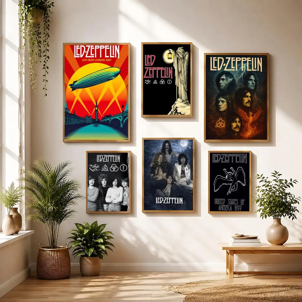 Pôster Rock L-Led ZeppelinS, pôster nórdico moderno, arte de parede, impressão HD, decoração minimalista para casa, para sala de estar