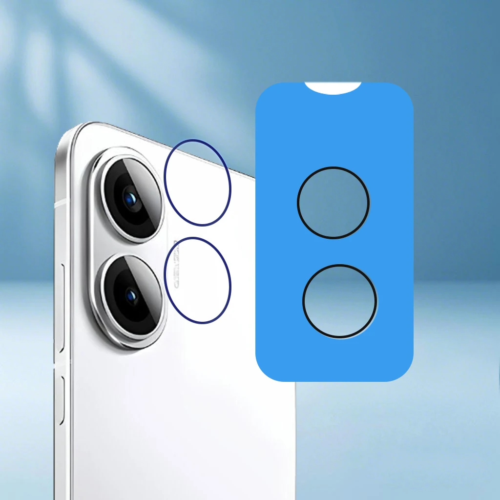 For POCO X7 Pro F7 Phone Camera Protector For Turbo4 TURBO 4pro Rear Lens Back Tempered Glass Ring Film Cover Case