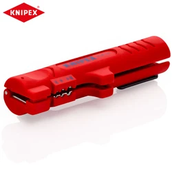 KNIPEX 16 64 125 SB Stripping Tool for Flat and Round Cable