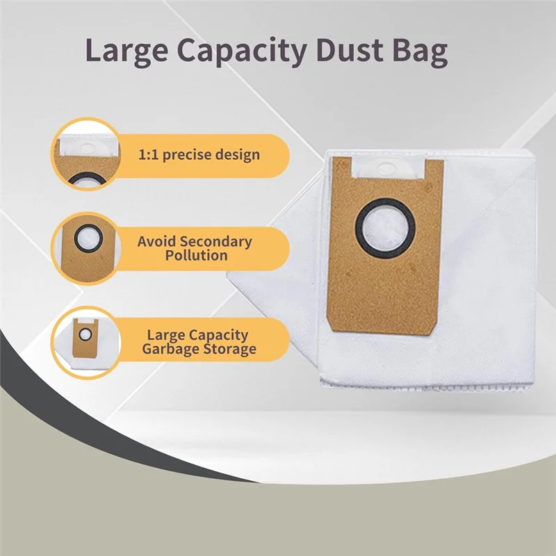 PER QUELLO-Per AIRROBO T20+ Accessori per aspirapolvere robot Spazzola laterale principale Filtro Hepa Accessori per sacchetti per la polvere in tessuto