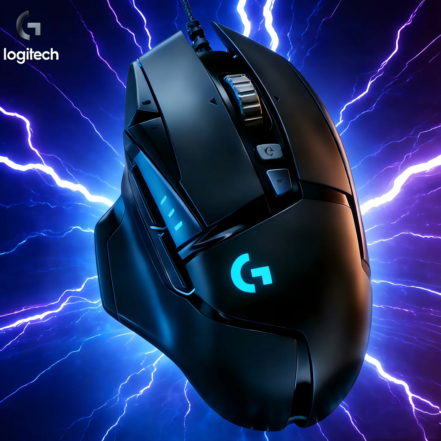 

Проводная мышь Logitech G502 HERO, черная, с высокоскоростным колесом прокрутки, обеспечивающая двойной режим работы, позволяет геймерам погрузиться в игру.