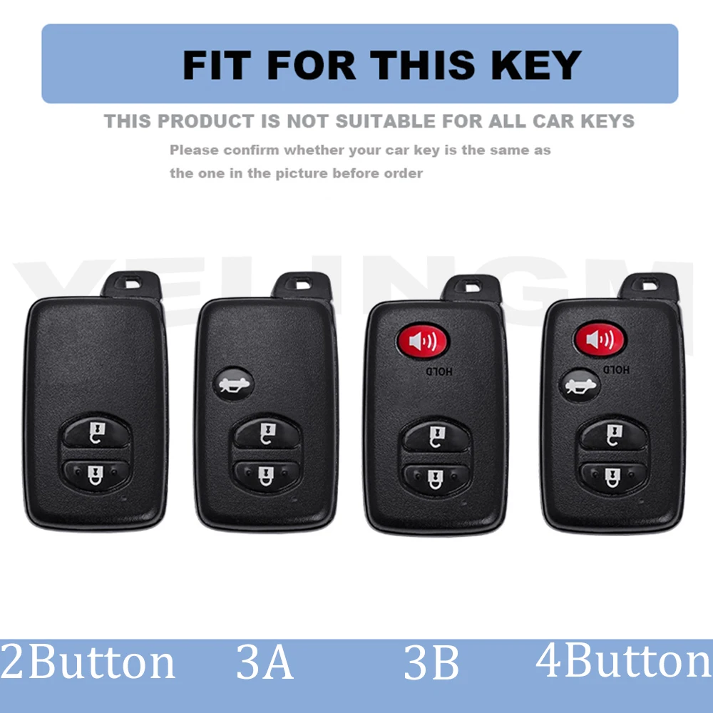 TPU Car Key Case Cover For Toyota Camry Crown Majesta Highlander Land Cruiser Prado Kluger Mark X Subaru Foreste XV Protector