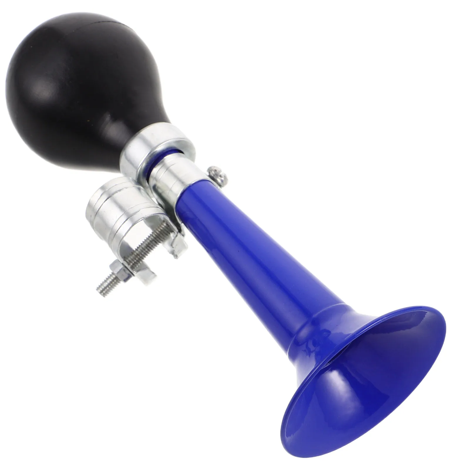 

Bicycle Metal Horn 7 Inch Retro Blue Clear Sound Sturdy Design Easy Install Suitable for Mountain Bikes Cycling Accessories