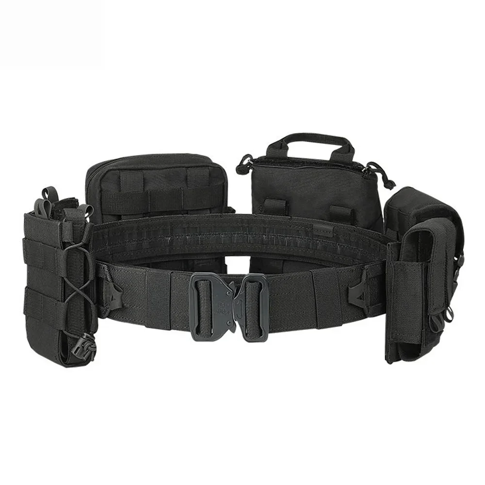 Yakeda-Polyester Tactical Belt for Outdoor Training, CP Mag Pouch, Hunting Accessories, Duty Belt