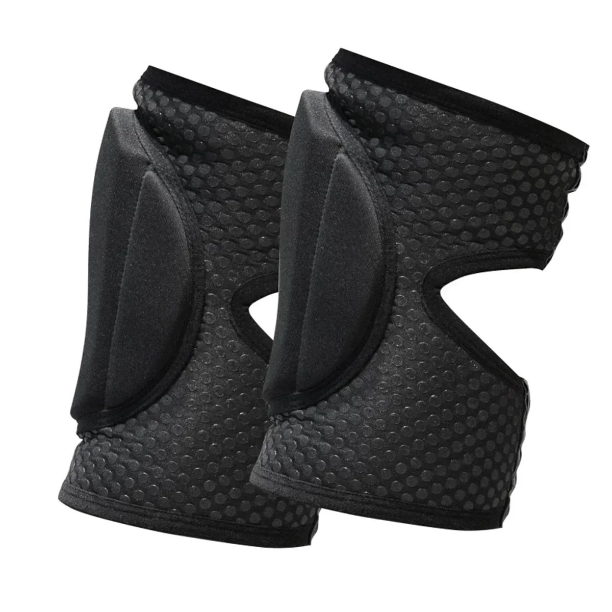 Ginocchiere da ballo in tubo d'acciaio con rivestimento in silicone GRIP per protezione antiscivolo, anticollisione e anticaduta, cuscinetti ispessiti