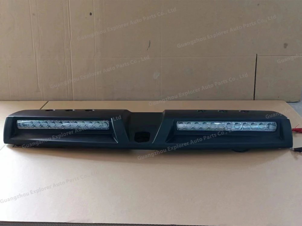 Spoiler de teto dianteiro LED para Ford Everest 2015-2023, partes do corpo do carro 4x4, barra de luz, barra de luz, acessórios