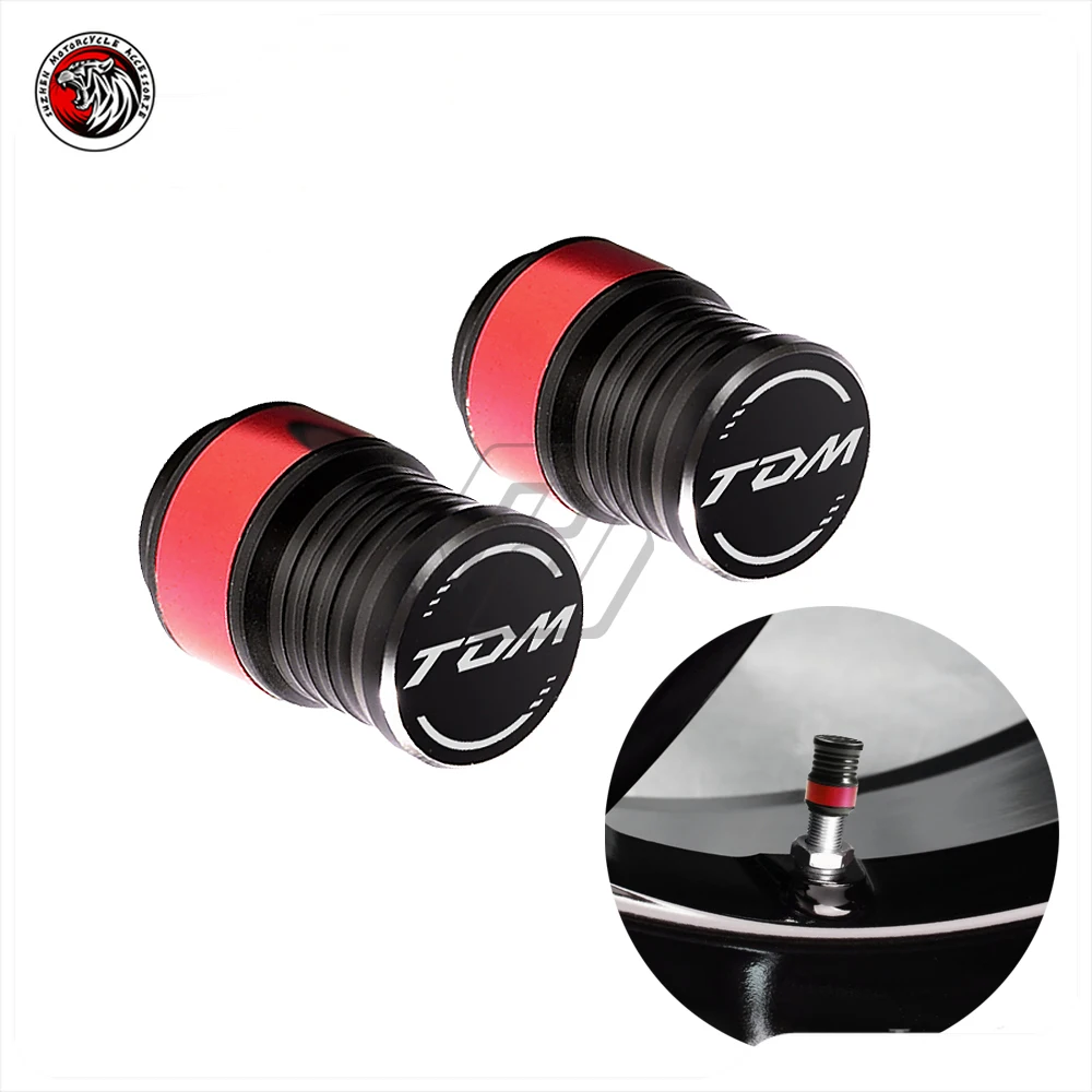 

Motorcycle Accessories Valve Stem Cap Set Fits for Yamaha TDM850 TDM900 TDM 850 900 Rim