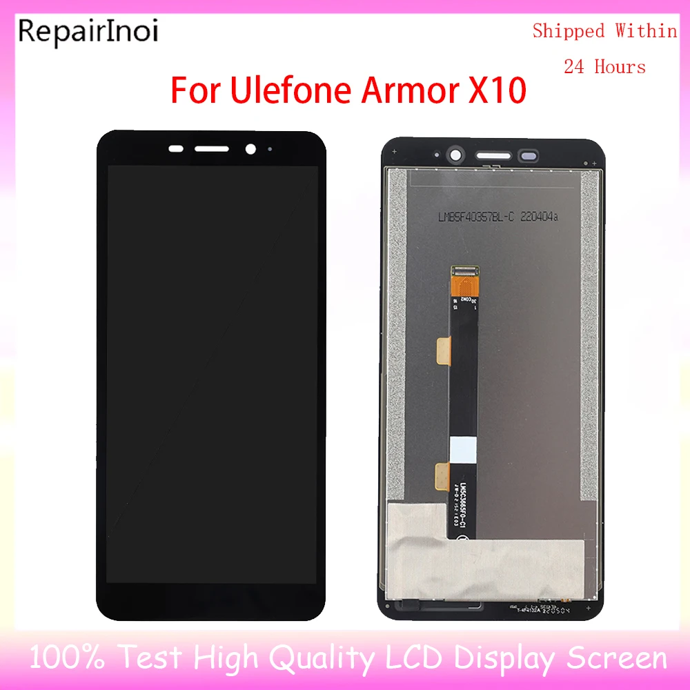 Ulefone Armor X3 X5 X8 X10 X9 Pro용 고품질 LCD 디스플레이, 터치 스크린 센서 패널 어셈블리 교체 부품