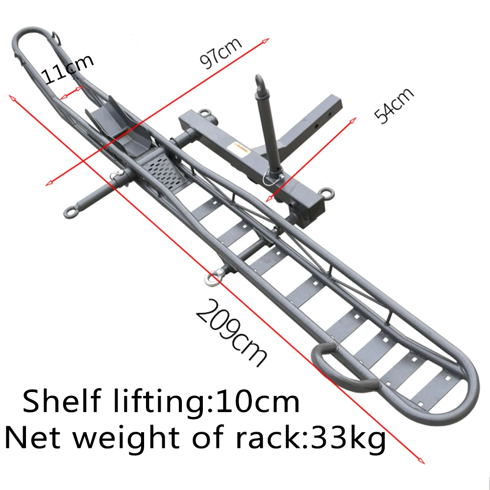 New Off-road Vehicle Dedicated Motorcycle Trailer Frame on Board Rear Suspension Frame square Mouth Rear Support Frame