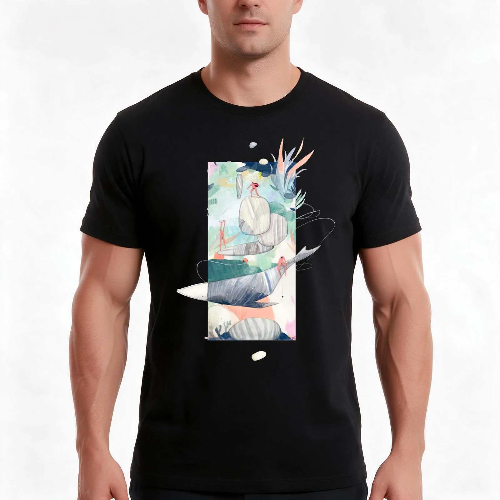 potters, first human beings T-Shirt, Summer Casual Cotton Tee, Oversized Streetwear Tops, Vintage Graphic Print, 100% Cotton