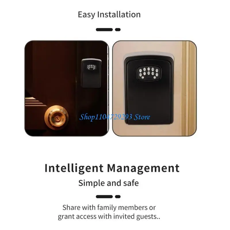 Y2GD مفتاح اقفال الصناديق، كلمة المرور وبلوتوث متوافق فتح مفتاح تخزين اقفال الصناديق للمتجر، المكتب، الشركة، المنزل #4