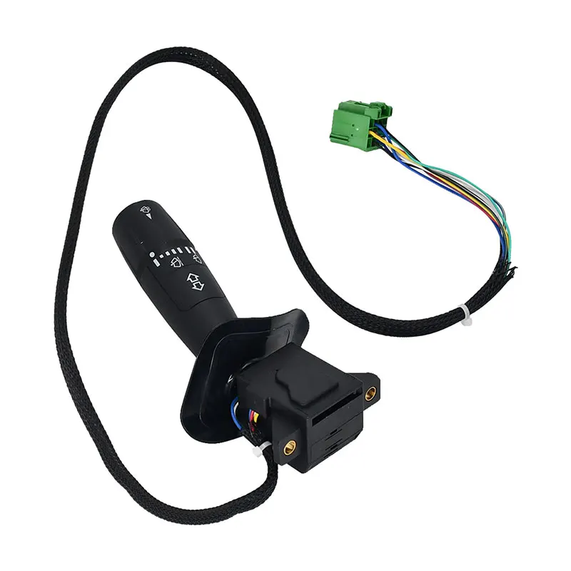 

P27-1067 P271067 P27-6221 Turn Signal Switch with 8 Wire TRW 480791 20548AA A0613-002-00 Compatible with Peterbilt 330 337