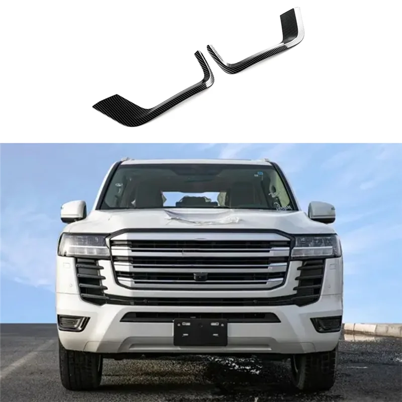 カーボンファイバーフロントフォグランプデイタイムランニングライトターンシグナルランプキットトヨタランドクルーザー 300 LC300 2022 2023