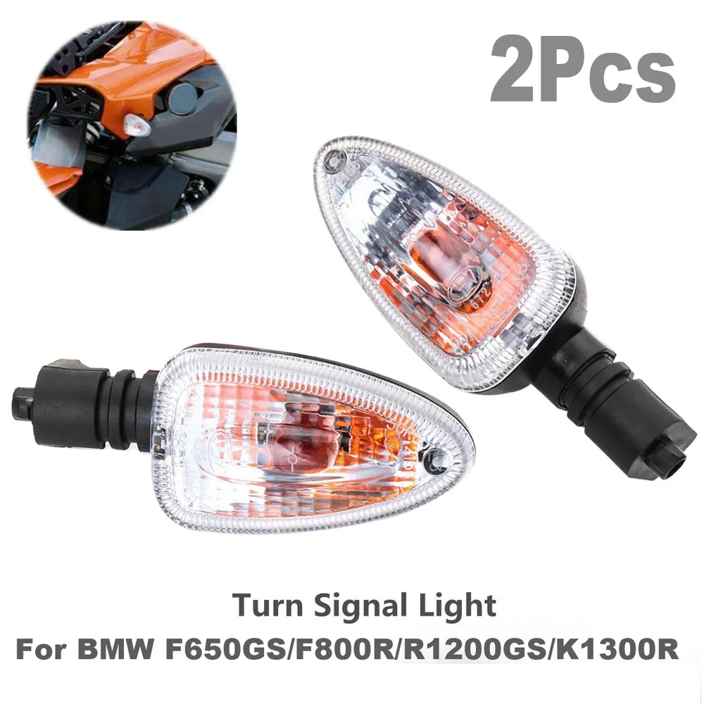 Sleek Design Motorcycle Front&Rear Turn Signal Light 2pc for BMW F650GS/F800R/R1150GS/R1200GS Stylish and Functional Upgrade