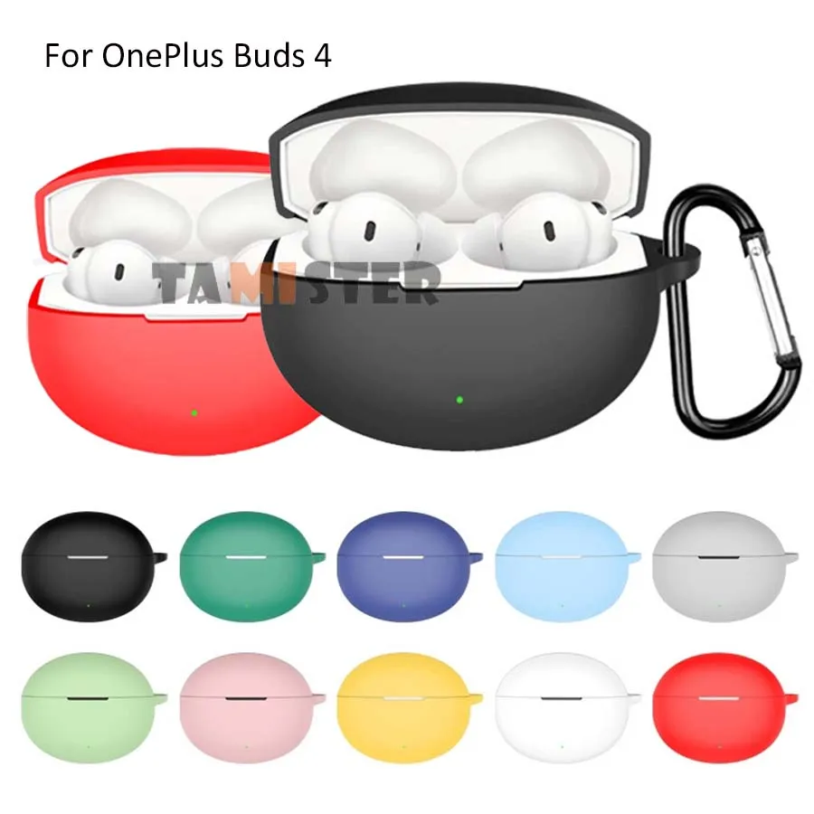 OnePlus Buds 4 Siliconenn Hoesje Draadloze Oortelefoons Beschermhoes Met Anti Verliesgesp Wit OnePlus Buds 4 Siliconenn Hoesje Draadloze Oortelefoons Beschermhoes Met Anti Verliesgesp Wit