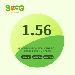 Customized 1.56 Index Clear Optical Single Vision Lens Radiation Protection Anti-UV  Astigmatism Myopia Hyperopia Prescription