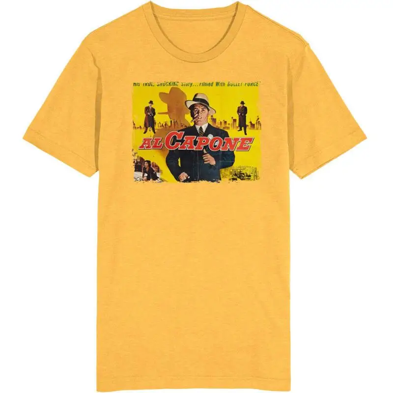 

Al Capone 1959 Rod Steiger Mobster Movie Fan T Shirt