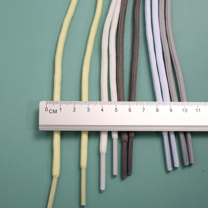 Neue 2024 runde 5mm Stoff Frauen Turnschuhe Schnürsenkel Cordones dicke Schnürsenkel Schuhe für yeezy 350 Seil Schnürsenkel Riemen Erwachsene – Detail 7